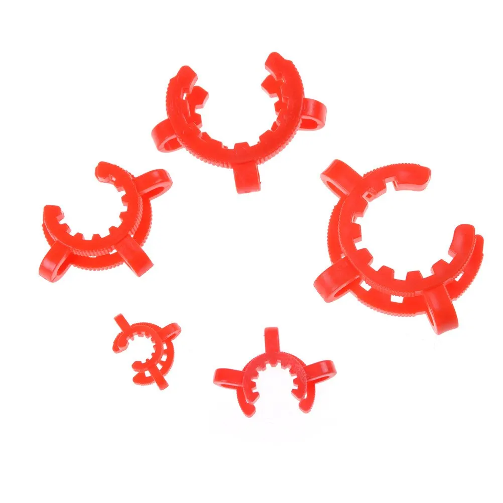 

NEW 10 pcs Lab Keck Clamp Use for Glass Ground Joint 29# 23mmx28mm Laboratory Plastic Clip,