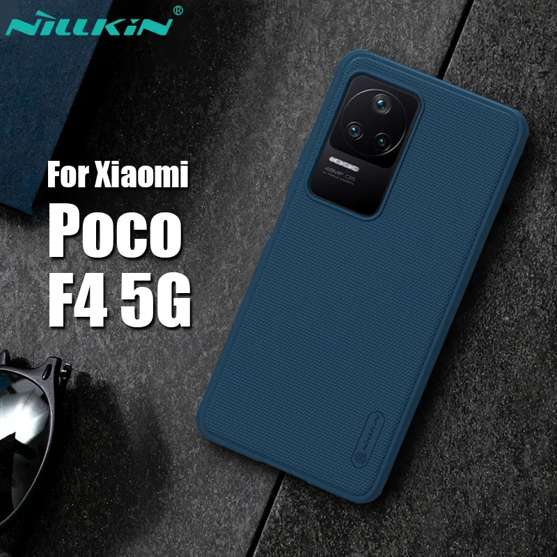 

For Xiaomi Poco F4 5G Case NILLKIN Super Frosted Shield Pro PC Matte Shell Anti-Fingerprint For Xiaomi Poco F4 5G Back Cover