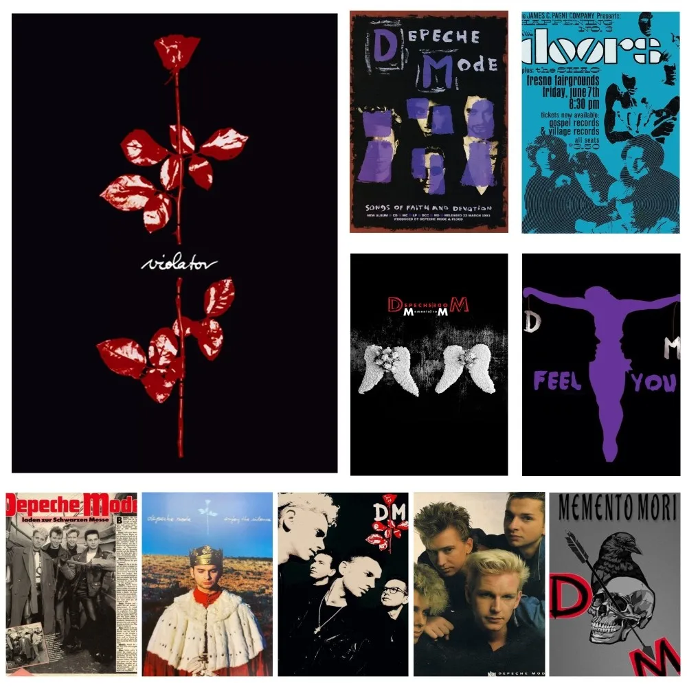 

Depeche-Mode Singer Star Poster Paper Print Home Living Room Bedroom Entrance Bar Restaurant Cafe Art Painting Decoration