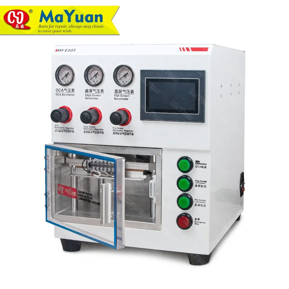 

Mayuan E103 High Quality LCD OCA Lamination Machine for Edge Flat Screen Laminating