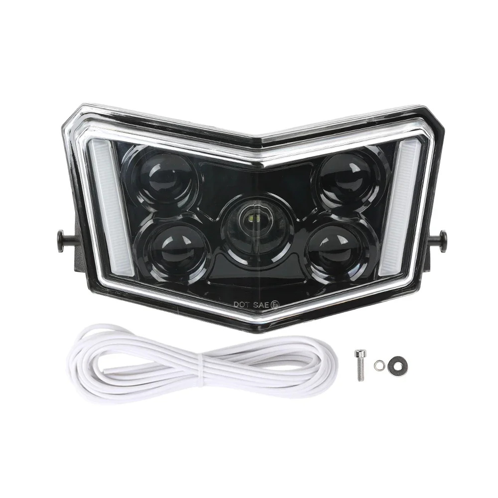 

KEMIMOTO ATV DRL указатель поворота, совместимый с Polaris Sportsman XP 1000 SP 850 570 450 2017-2025, светодиодные фары в сборе