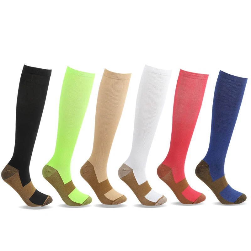 

Unisex Compression Socks for Men Women Best Graduated Athletic for Running Flight Travel Boost Stamina Circulation Recovery Sock