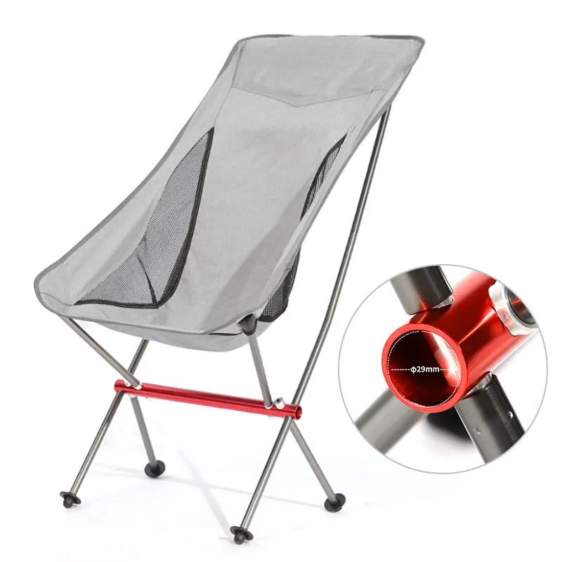 Портативный уличный рыболовный стул полностью металлический кронштейн большой