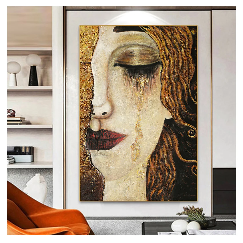 

Картина плакаты и принты Настенная картина предназначена для гостиной домашний Декор без рамки Густав Климт абстрактный отрыв холст