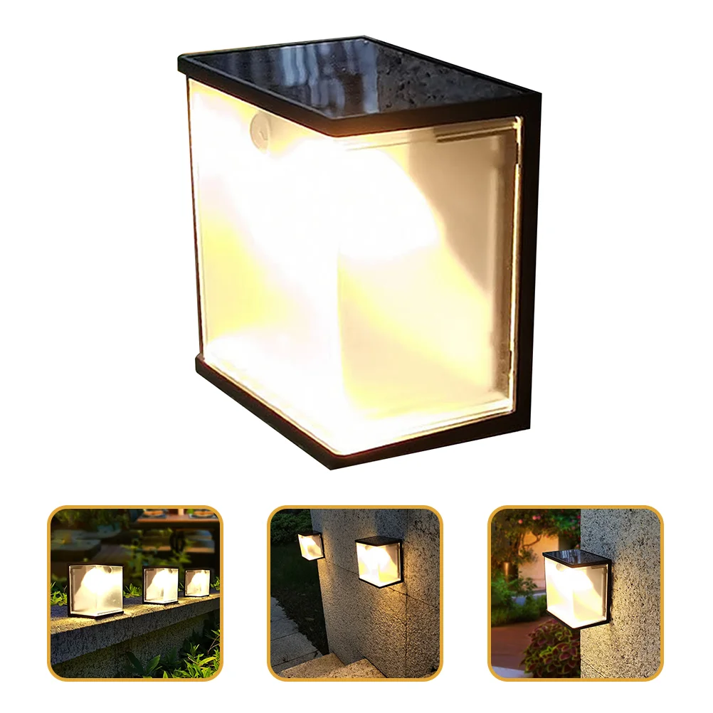 

Outdoor Solar Sensor Wall Light Courtyard Solar Sensor Wall Lamp for Illumination