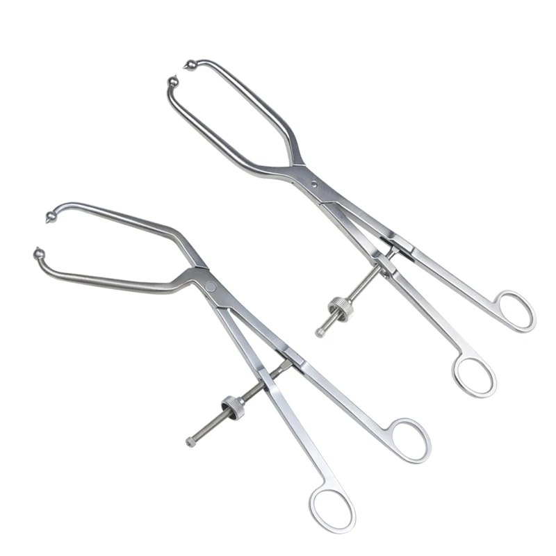 

Stainless Steel Acetabular Reduction Forceps with Point Lateral Curved Reduction Forcep Orthopedic Surgery Instrument