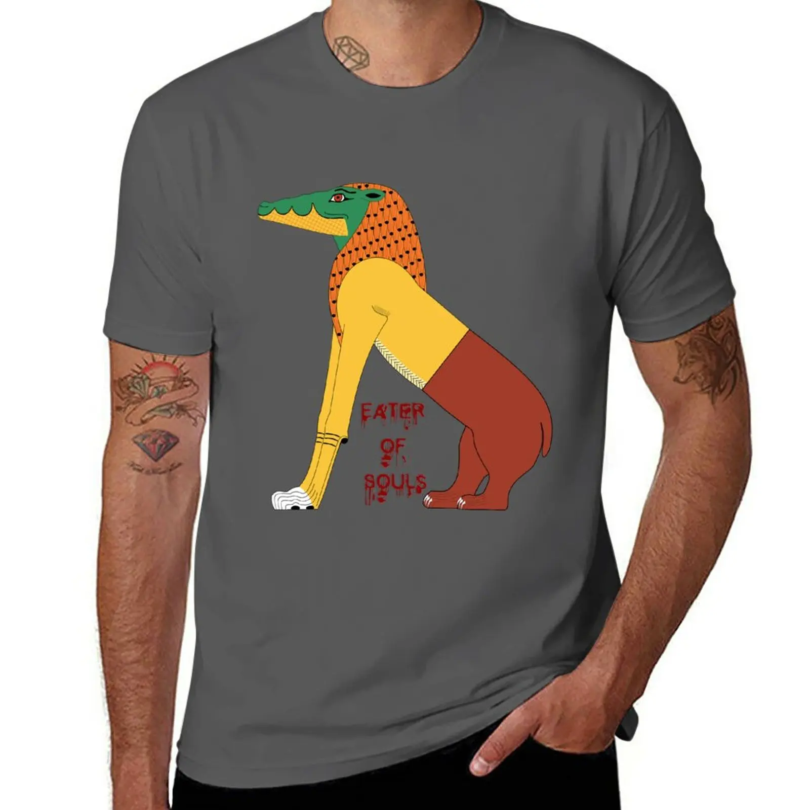 Новинка футболка с принтом AMMIT - Eater of the Soul футболки для мальчиков животных