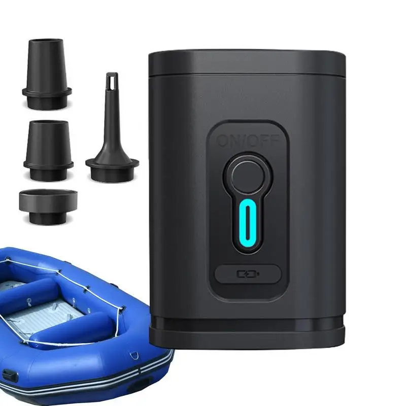 

Air Inflator Pump Mini 30W Rechargeable Cordless Inflatables Pump Portable Electric Pump For Pool Floats Air Beds Swimming Rings