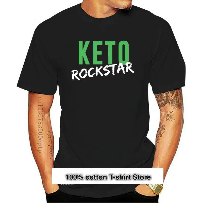 

Camiseta de KETO ROCK para hombre y mujer, ropa para parte superior masculina, nueva