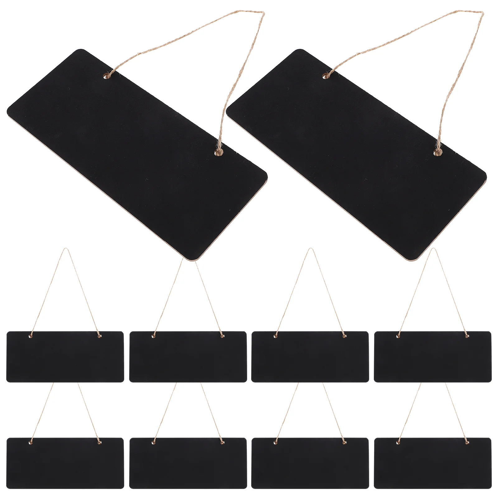 

10 Pcs Small Chalkboard Sign Display Signs Hanging Outdoor Wall Blackboard Mini
