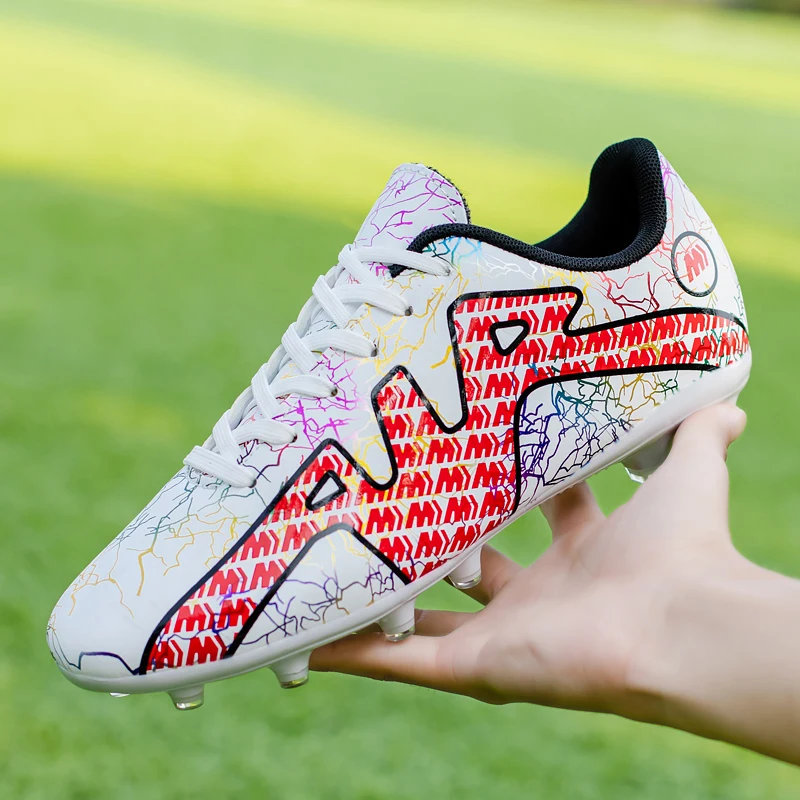 Original Men Soccer Shoes Teenagers TF/FG Football Boots Grass Futsal Sneakers Outdoor Training Football Shoes Men Soccer Cleats