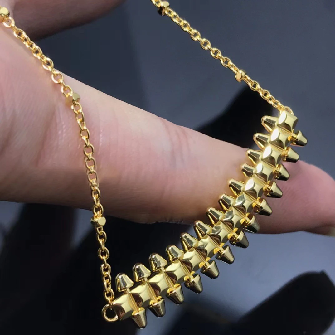 

2023 New Fashion Rivet Necklcae Women and Men Couples Classic Punk Party Gift high-quality Necklace For Women Fashion Jewelry