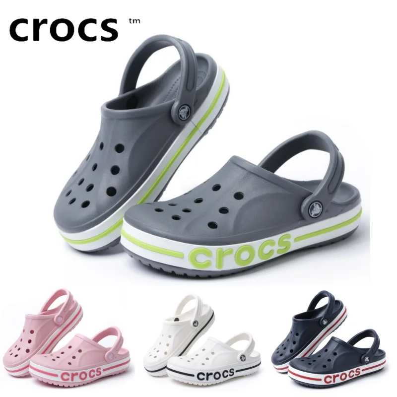 Оригинальные повседневные сандалии Crocs Bayaband Clog унисекс слипоны с закрытым носком