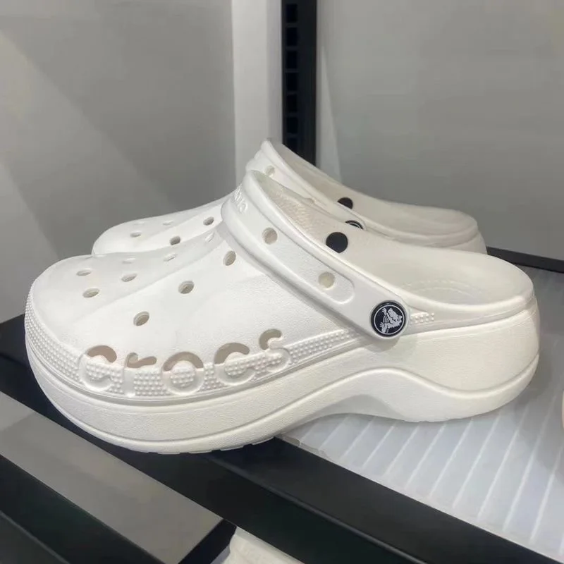 Crocs классические сандалии на толстой подошве из пенопласта в стиле женские мега