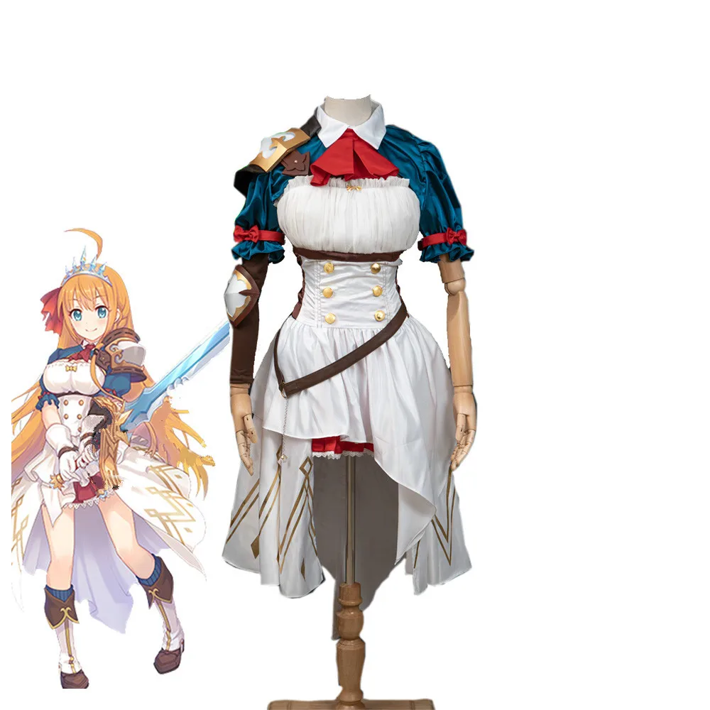 

Anime!Princess Connect! Re:Dive Pecorine Sweet Princess Dress Uniform Cosplay Costume Halloween Costumes for Women