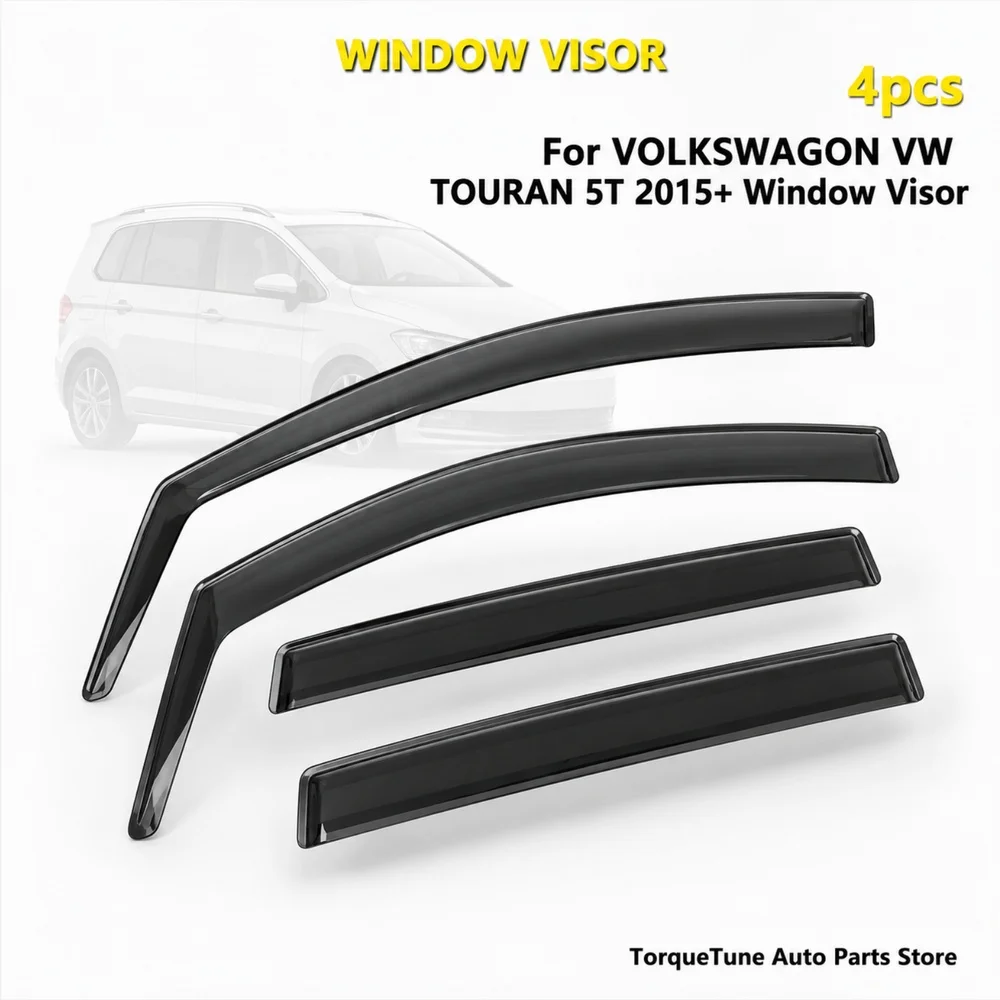 Фото Ветровики In Channel Direct Fit Premium с простой установкой для VOLKSWAGEN VW TOURAN 5T 2015+ №3