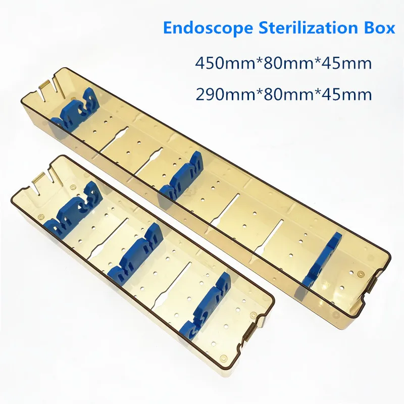 

Endoscope Sterilizing box sterilization tray Silicagel endoscopy surgical operating instrument autoclave sterilization