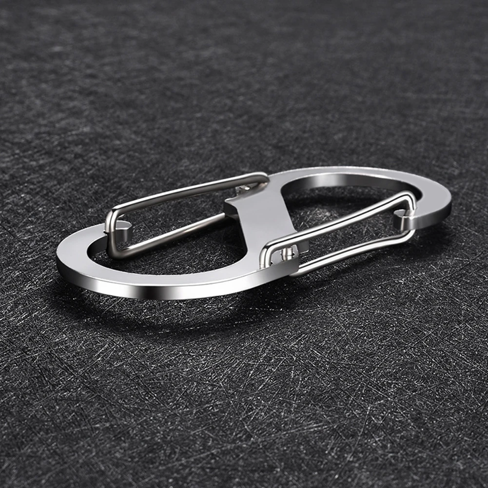 

Outdoor Hanging Buckle S-type Mountaineering Buckle Multi-functional Fast Hanging Buckle Portable Key Chain Stainless Steel