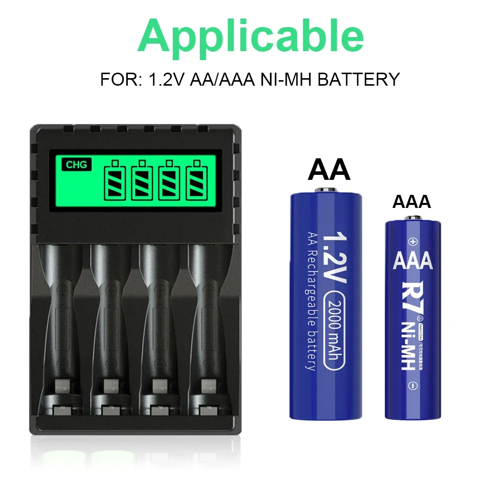 USB-зарядное устройство для 1 2 В AA Ni-CD Ni-MH