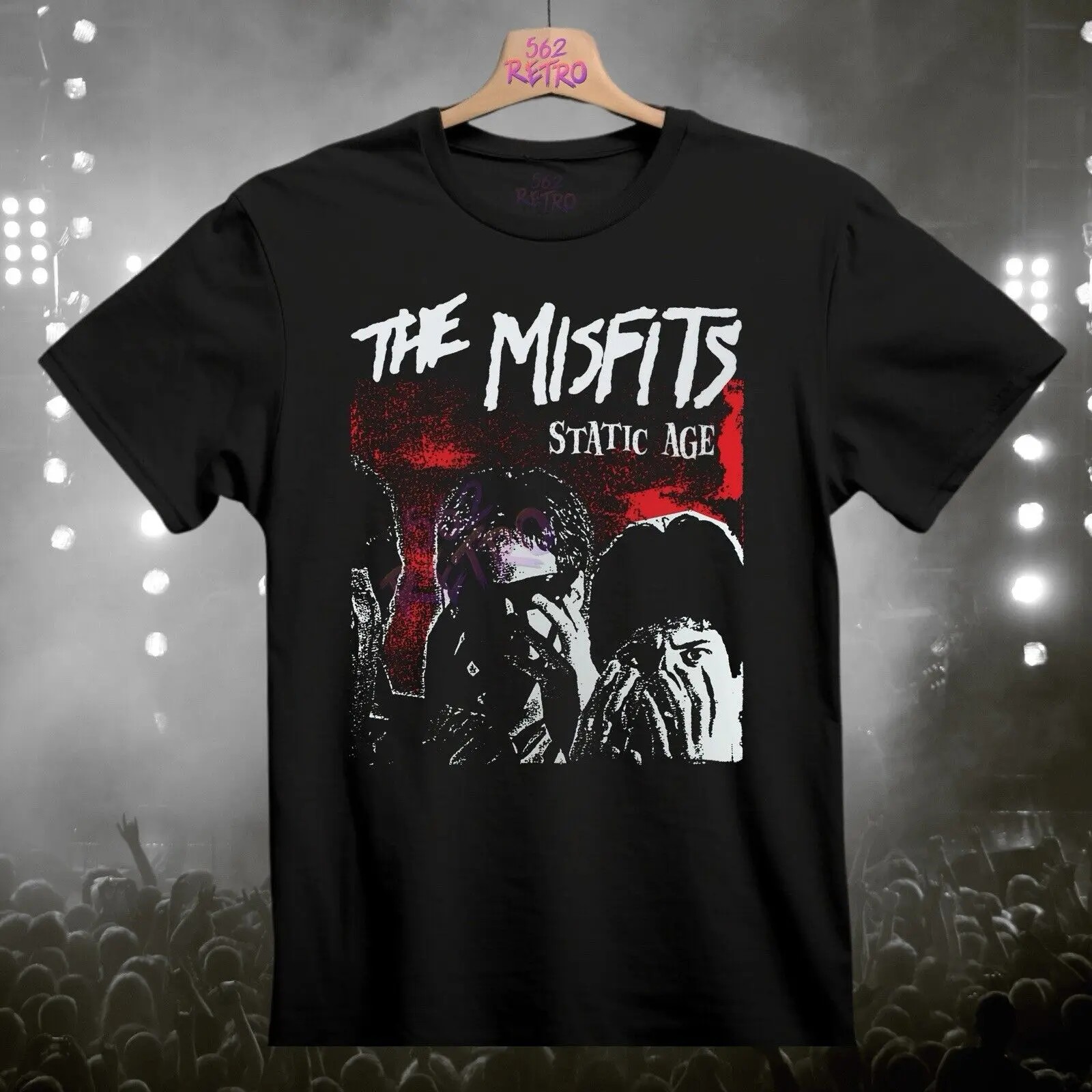 Футболка Misfits Статический возраст Черный