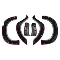 6pcs wheel arch fender flares mudguards for toyota hilux jungle flare 2005 2011