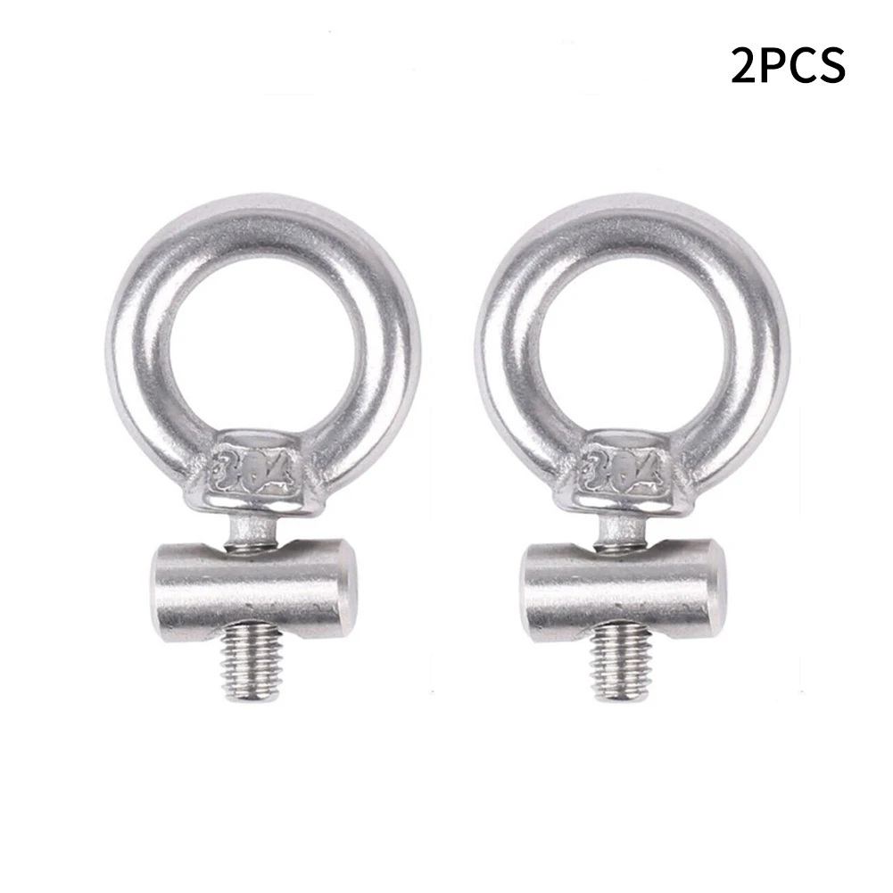 

2/4/6/8PCS Awning Rail Stoppers Stops Motorhome Campervan Caravan Silver Stainless Steel M4 X 12mm X 6mm Diameter Camper Parts