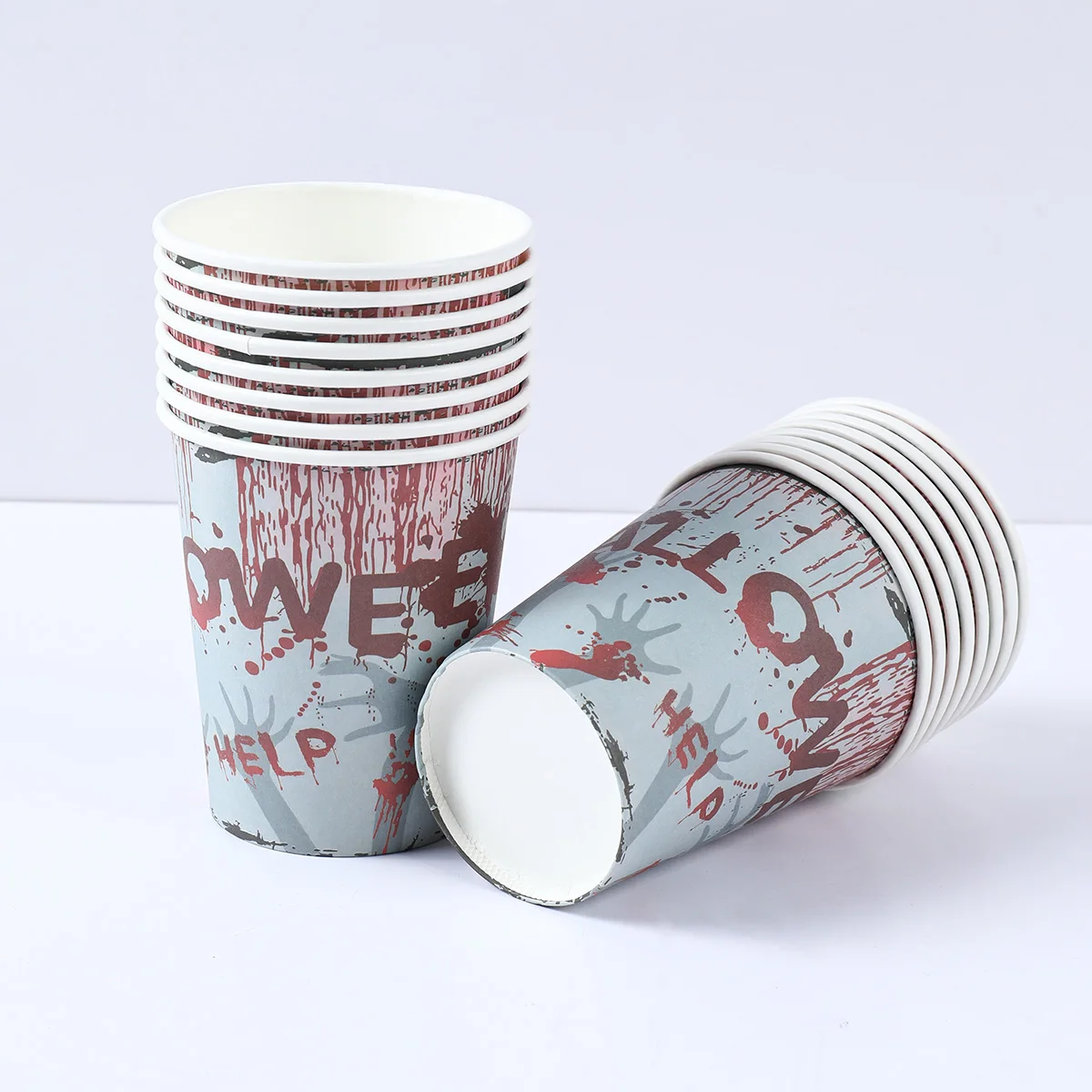 Ручные одноразовые бумажные тарелки для Хэллоуина