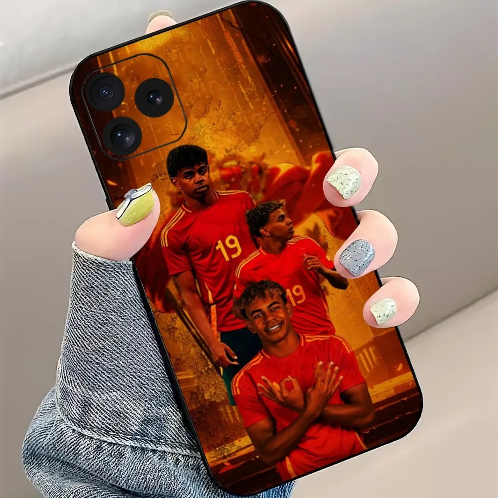 Чехол для телефона L-Lamine Football Y-Yamal iPhone 8 11 12 13 Pro 14 15 Mini X XR XS max Plus