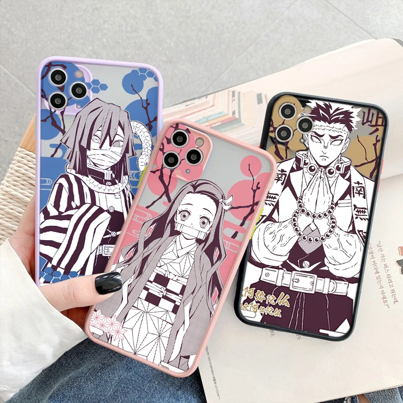 Жесткий чехол для Samsung Galaxy A52 A51 A50 A72 A71 A70 A32 A31 A22 A21S A30 A11 A10 M32 M31 Kimetsu no Yaiba с аниме