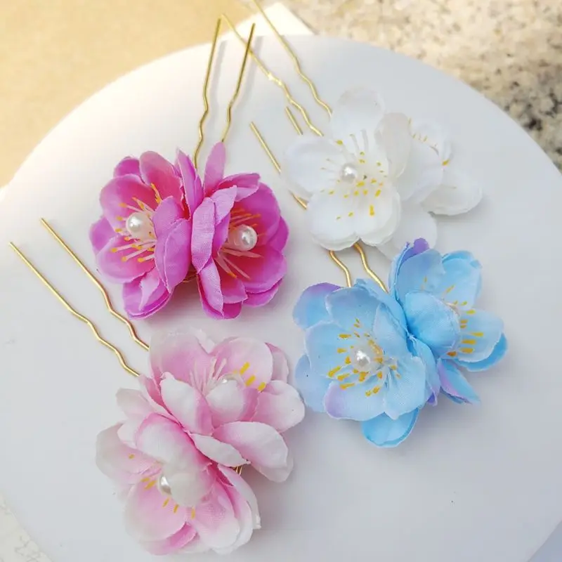 

Fashion Flower in Hair Hanfu Hair Accessories for Women Hairpin