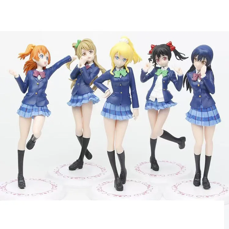 

4Pieces LOVE LIVE Action Figure Anime Model Cartoon Toys For Friends gifts