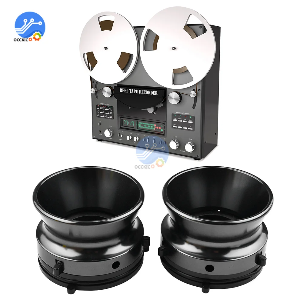 

1pair 1/4 10 Inch Opener For Studer ReVox Aluminium NAB Hub Adapter Universal Loading Device For B67 Akai Teac Etc