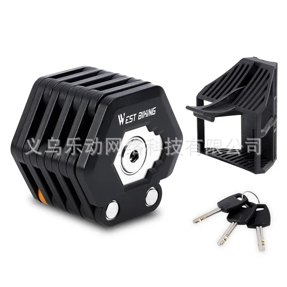

Foldable Bike Lock MTB Road Bicycle Hamburg Lock High Security Anti-Theft Scooter Electric E-Bike Cycling Chain Lock