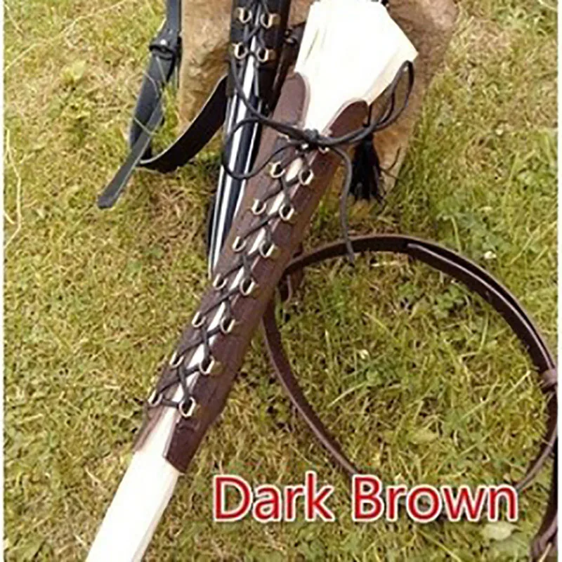 

Винтажный чехол для зонтика из искусственной кожи в стиле стимпанк с регулируемым ремешком, средневековый ренессансный фестивальный зонтик, кобура для хранения зонтика