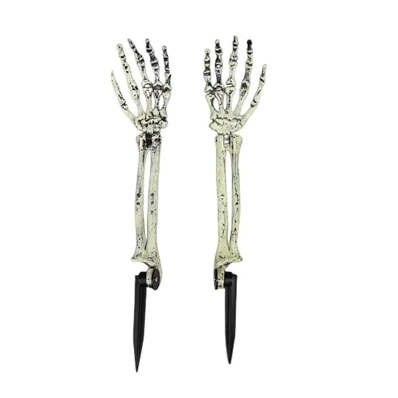 

Skeleton Hand Light Light Up Halloween Decorations Halloween Lighted Stakes Decorative Skeleton Halloween 40 LED Lights Skeleton