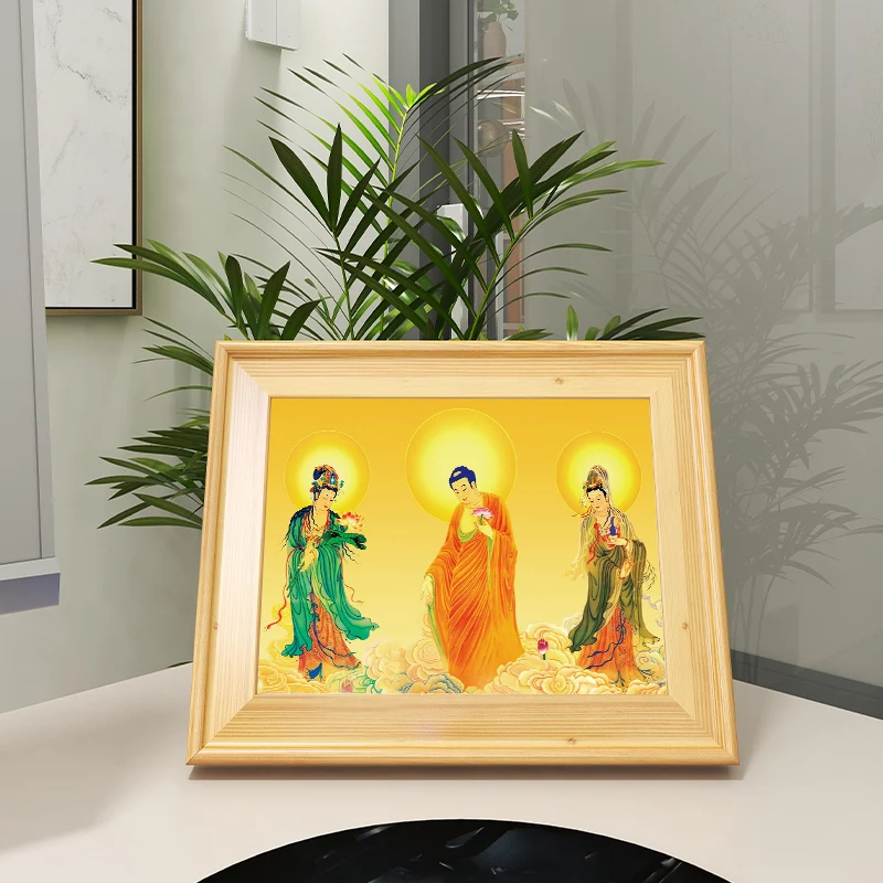 

Бао Цинтянь, Бао Гонг-портрет Бао Чжэн, украшения в рамке из массива дерева, старинные исторические знаменитости, декоративная живопись