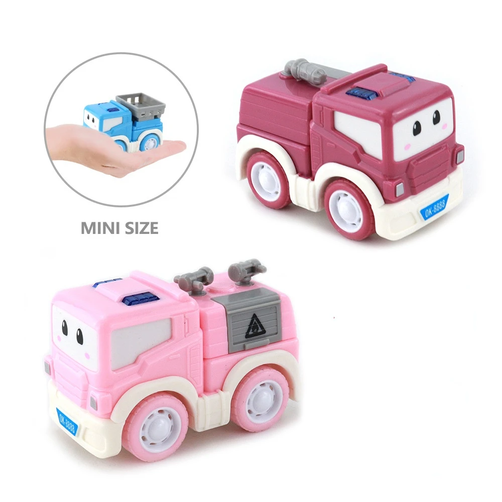 6 шт. Детский конструктор пожарная машина |