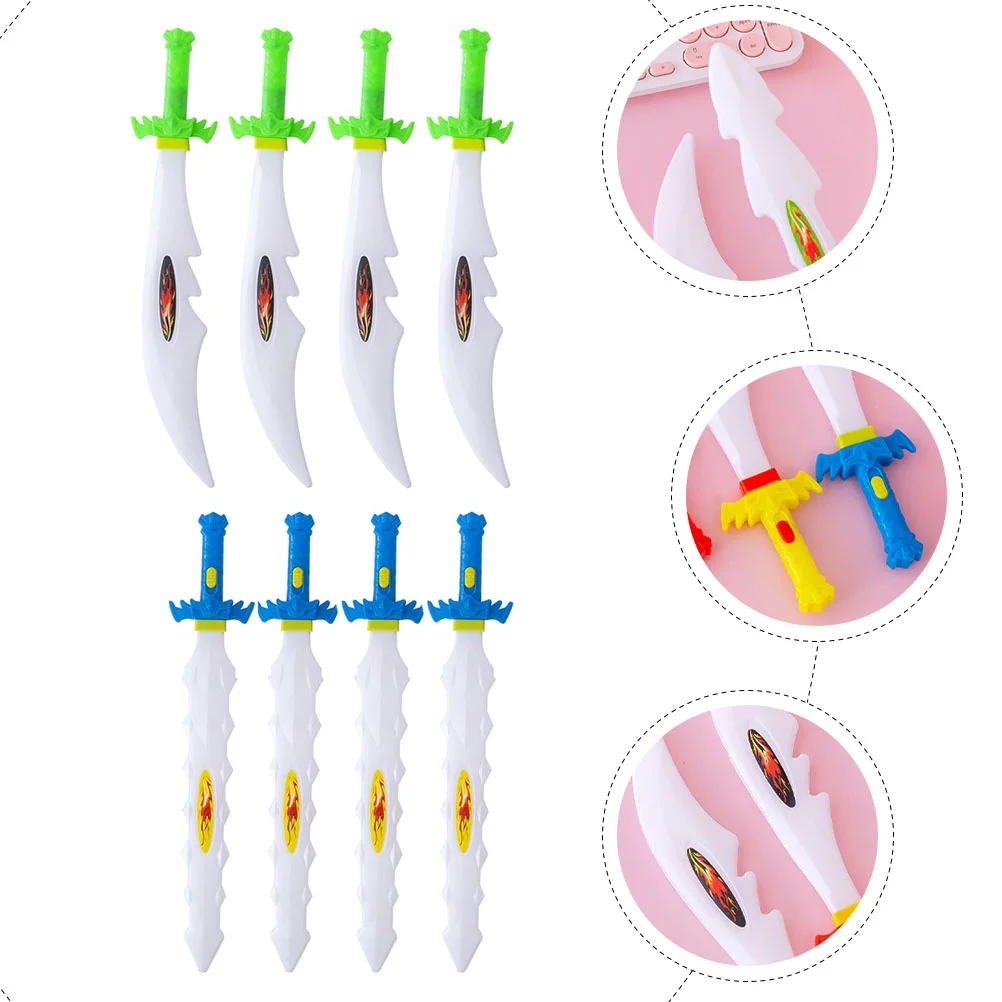 12 шт. игрушечный электронный светящийся меч игрушки для малышей со светом ABS