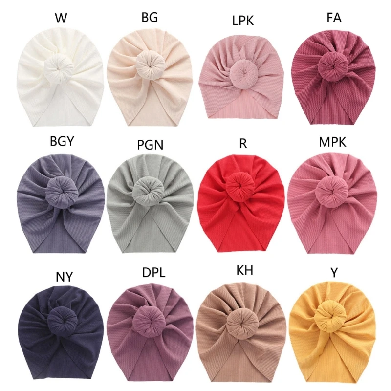 

Baby Winter Caps Turban Hat Headdress Donut Hat Infants Clothing Accessory