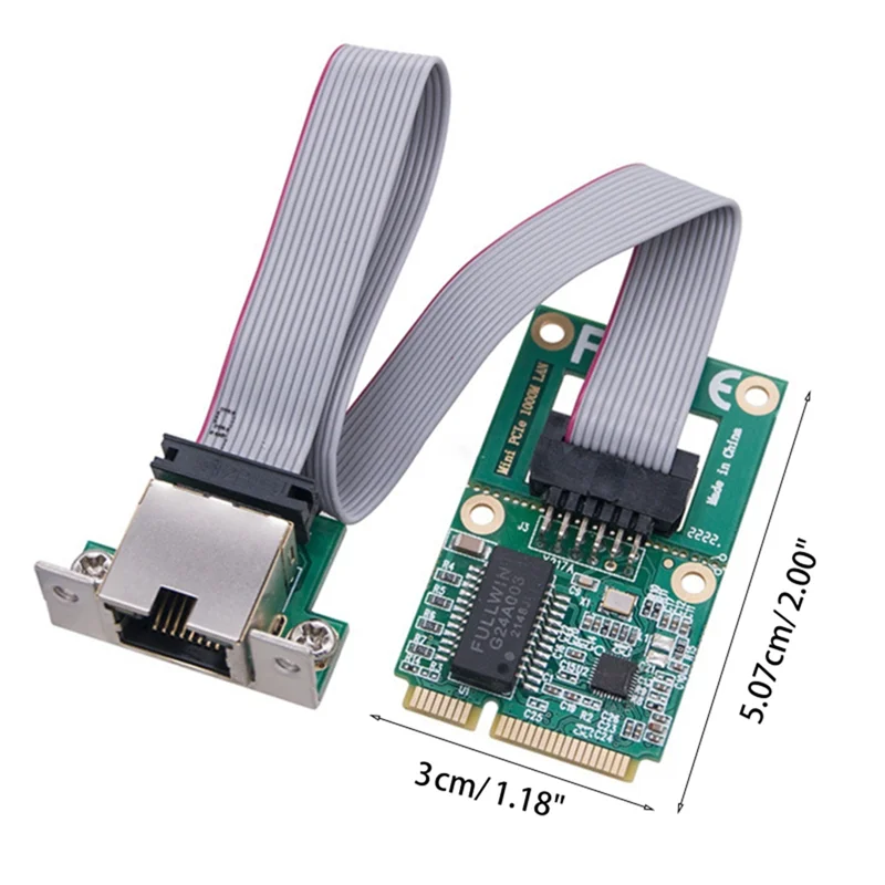 Сетевая мини-карта PCI-E 1000 Мбит/с Gigabit Ethernet адаптер NIC RTL8111F PCI Express 10/100/1000M RJ45 LAN