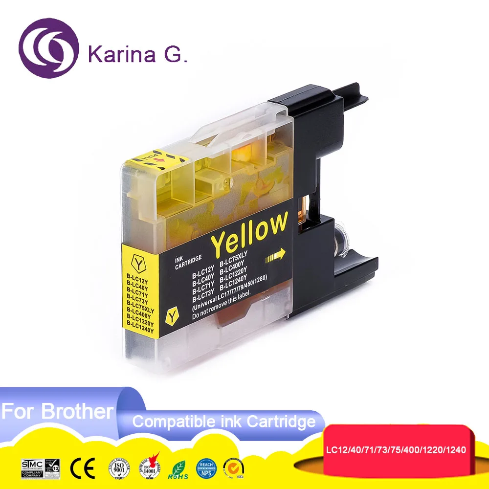 Совместимый картридж для принтера Brother LC1240 LC1220 LC75 LC73 LC12 LC40 16PK | Компьютеры и офис
