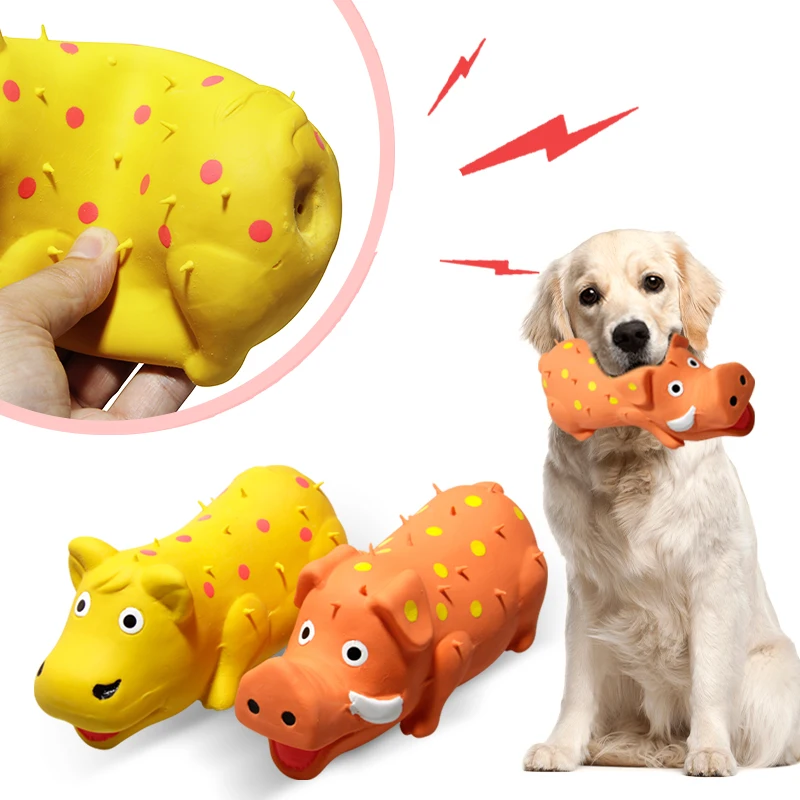 

Игрушка для домашних животных, собаки, латексная жевательная игрушка в форме свиньи, устойчивая к укусам, товары для щенков, для маленьких, средних и больших собак