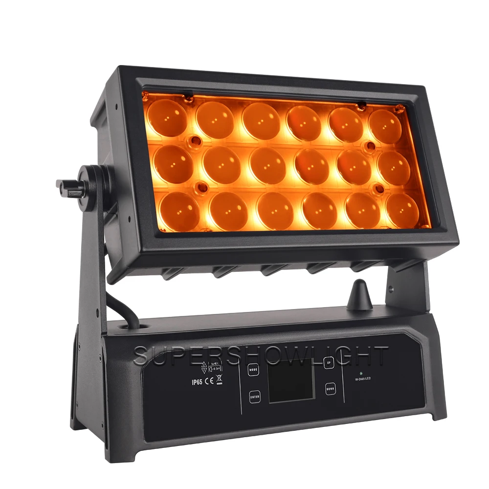 forLED Flood IP65 свет настенная мойка для отеля 270Z WASH ZOOM 18x15 Вт 4 в 1 WDMX 2 4G беспроводной