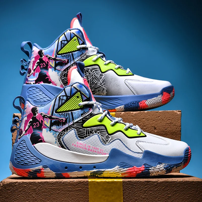 Autumn Winter Fashion Basketball Shoes for Men Women Comfotable Leather Sneakers Basket Men Professional Basketball Man Sneakers