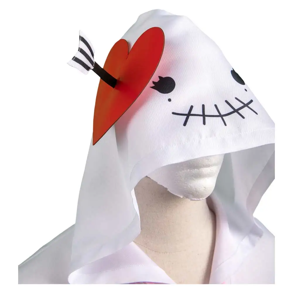 

Cape Ghost Cloak Costume Robe Coat Outfit Women Men Adult Halloween Party Roleplay Suit