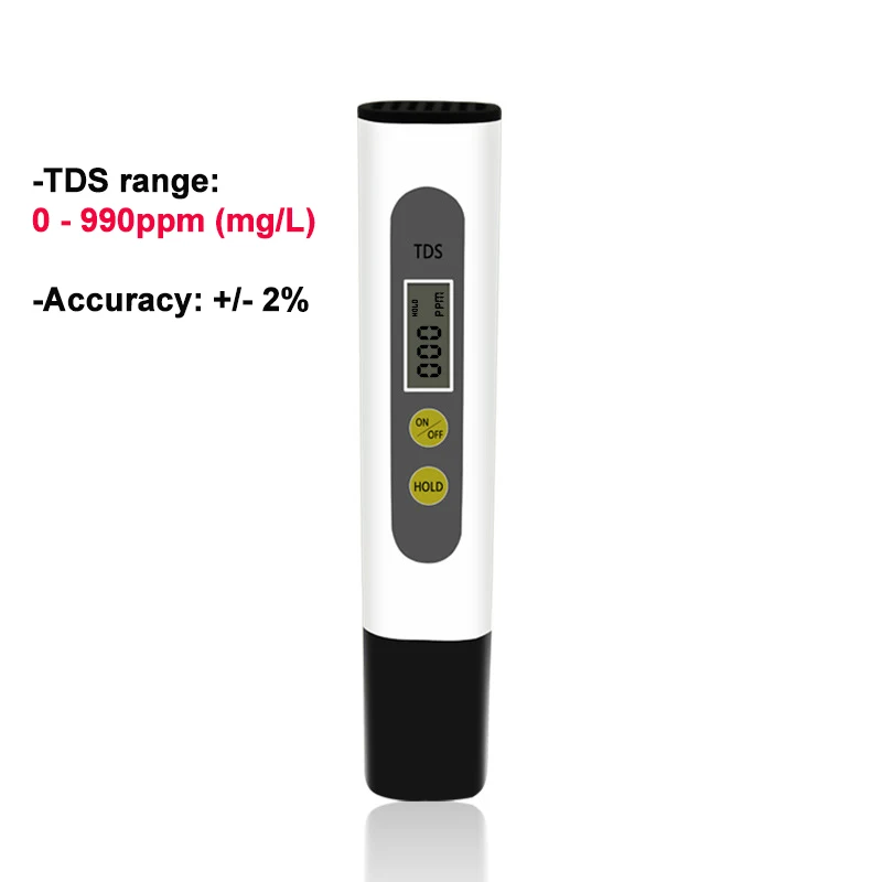 

TDS-тестер для измерения качества воды, 0-990 Ppm