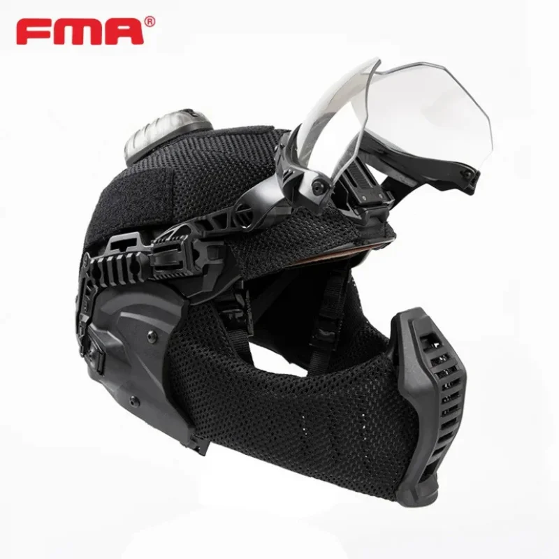 FMA EX Helmet Вездеходная полумаска CS для защиты ушей и лица Встроенная защитная маска