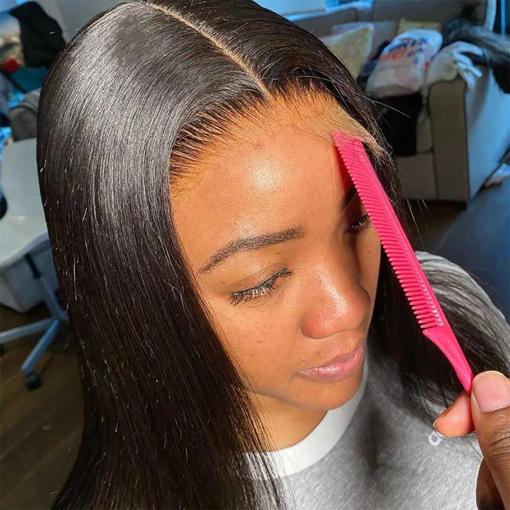 

HD Lace Closure 13x4 Lace Frontal Closure Straight Frontal Natural Color Transparent HD Lace Frontal 100% Human Hair 10-20inches