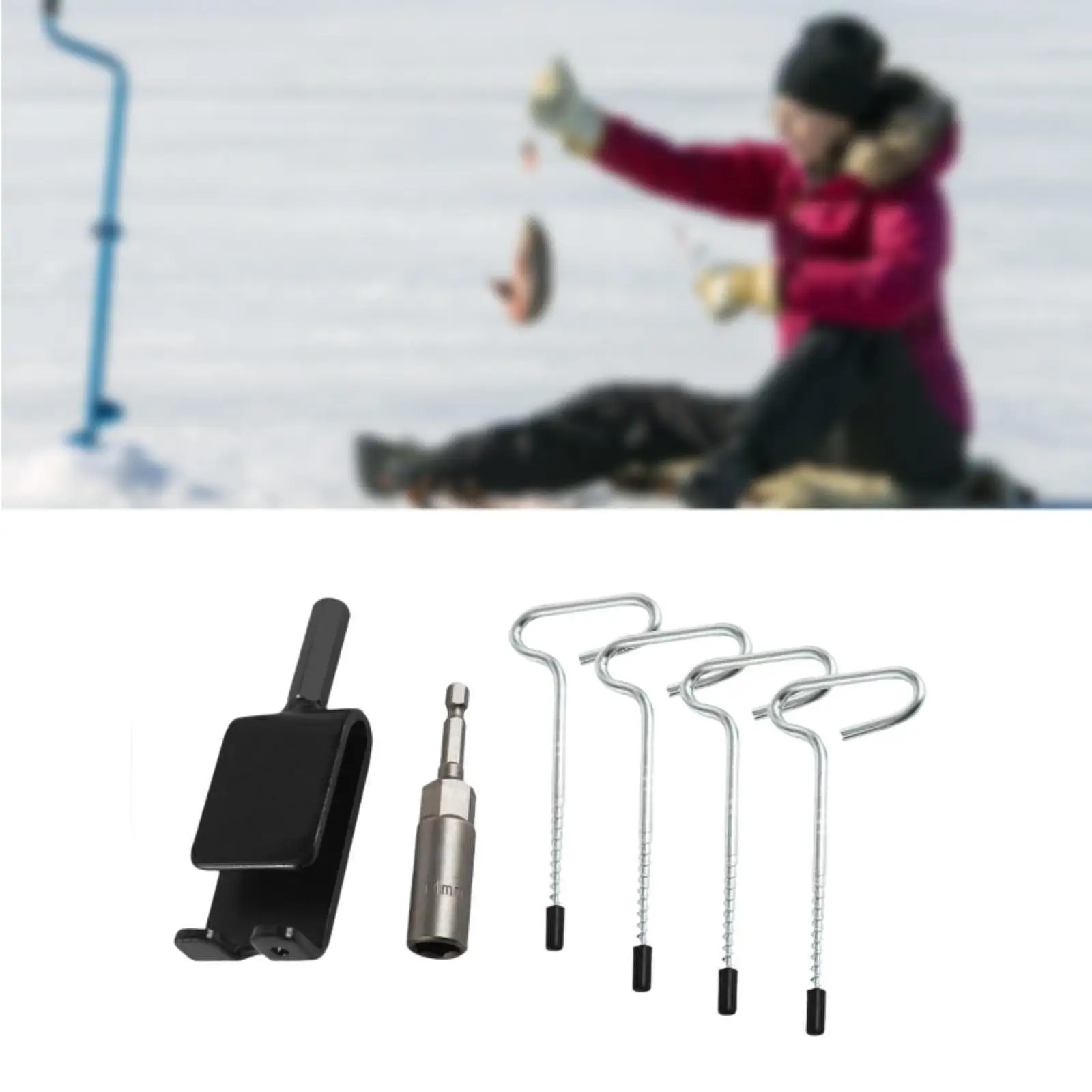 4 шт. рыболовные анкеры для подледной рыбалки