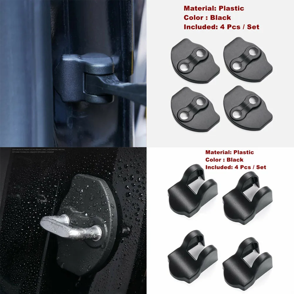 

8PCS Protection Cover Door Lock Protection Cover + Door Limiter Protection Cover Waterproof For Tesla Model Y 2021 2022 Accessor